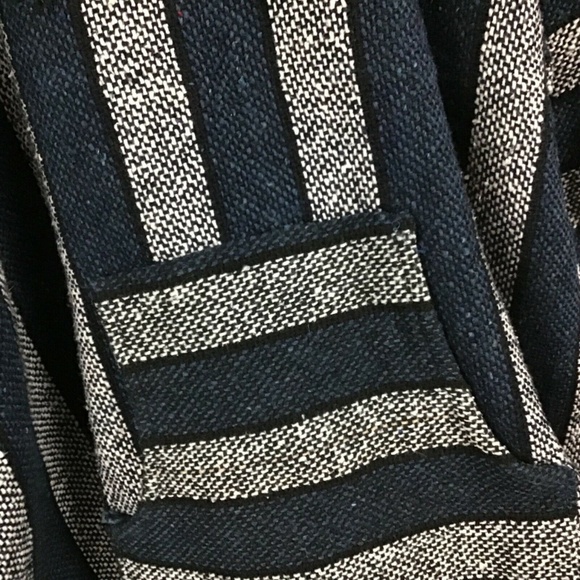 Men's Vintage Poncho Mexico Baja Drug Rug XL - Picture 2 of 5